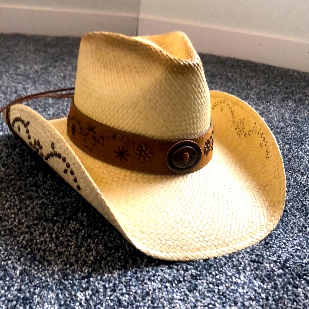 Authentic bullhide cowboy hat